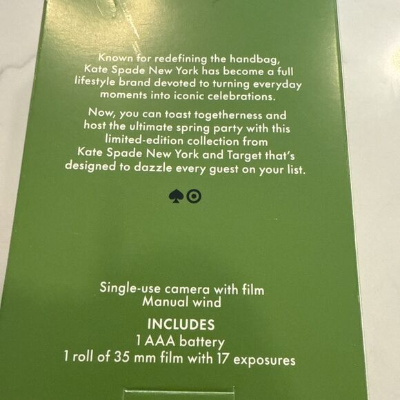 Spade Floral Disposable Camera Black/Cream - kate spade new york x Target - Picture 5 of 5